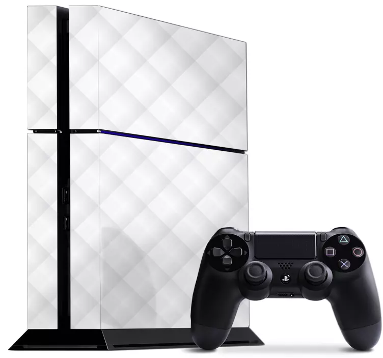 naklejki na ps4 Klasyczne białe tło - TenStickers