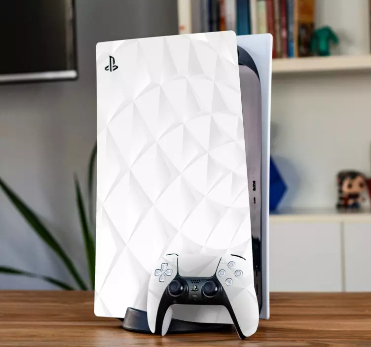 naklejki na ps5 Abstrakcyjne tło efekt papieru - TenStickers