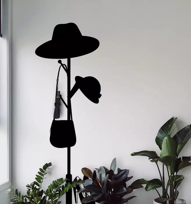 Naklejki na wieszaki na szmatki damskie - TenStickers