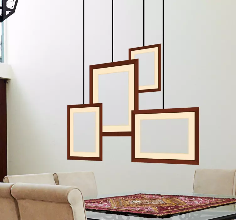 Naklejki wiszące ramki - TenStickers