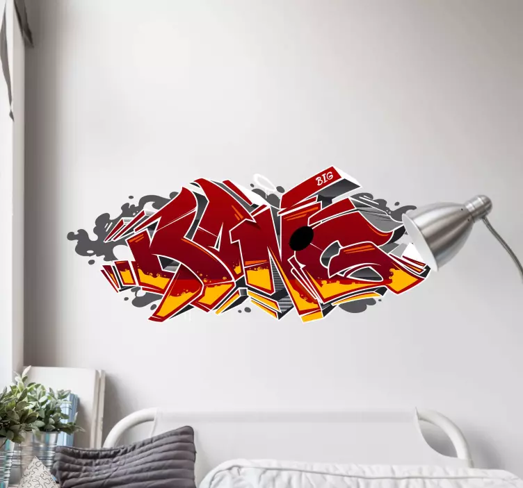 Zestaw naklejek Graffiti 3d - TenStickers