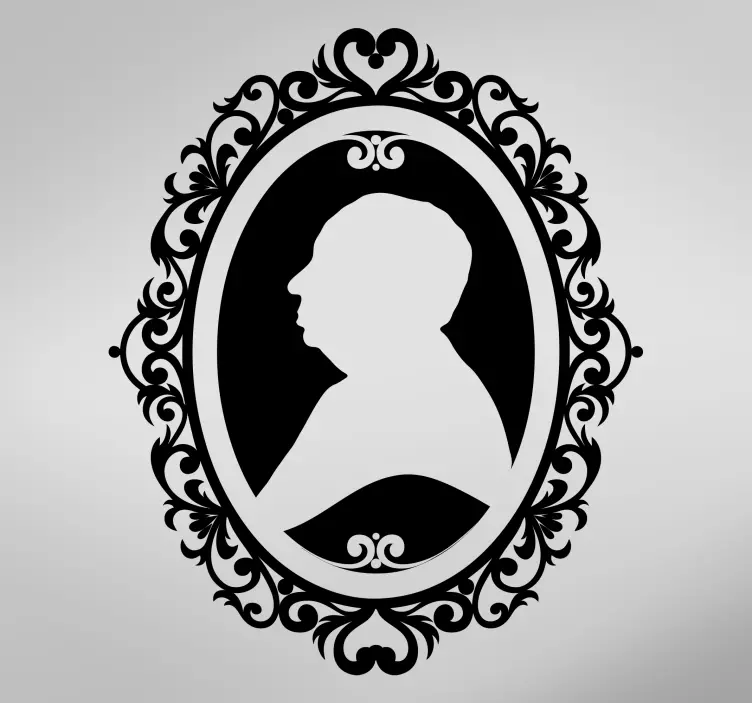 Naklejka dekoracyjna portret - TenStickers