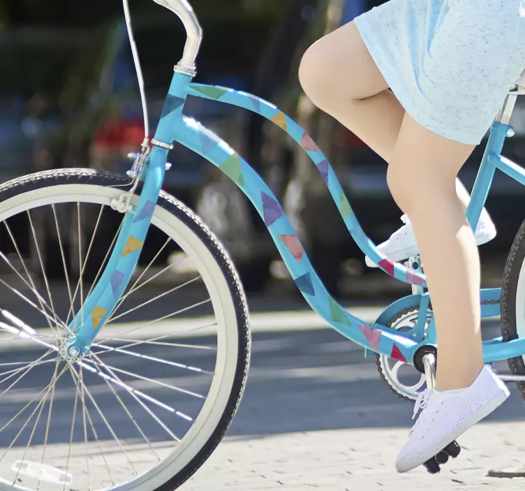 Naklejka na rower pełny kolor - TenStickers