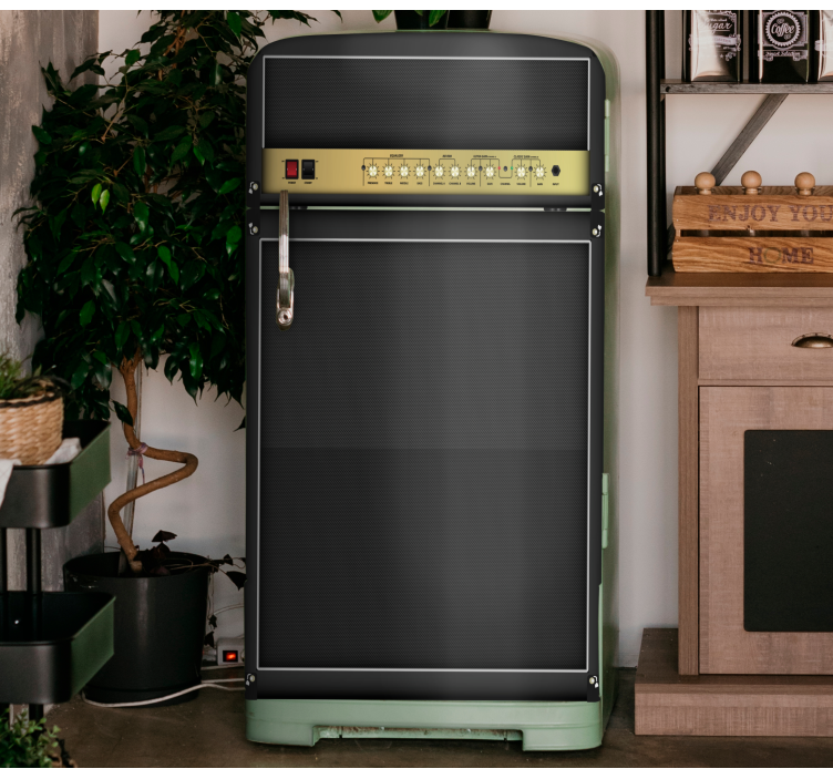 Naklejka na lodówkę Wzmacniacz do gitary rockowej - TenStickers