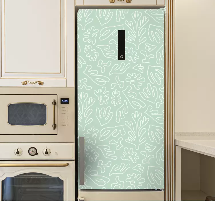 Naklejka na lodówkę Zielone myślenie wodorosty - TenStickers