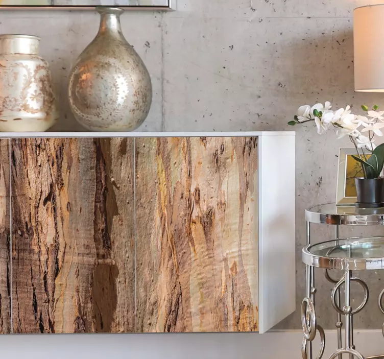 Naklejka na meble Brązowa tekstura kory drzewa - TenStickers