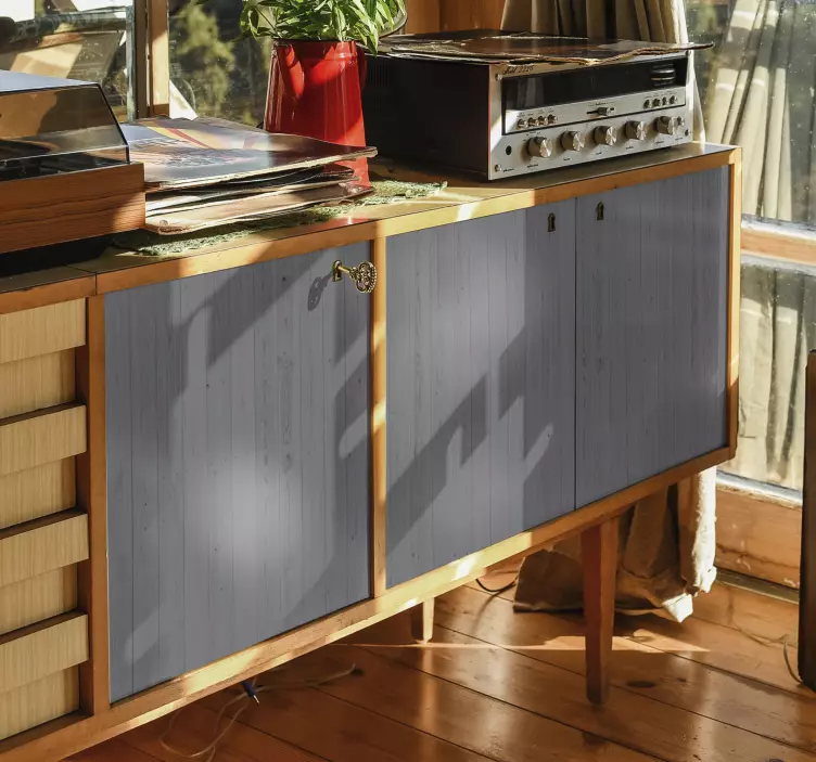 Naklejka na meble Drewniane szare pantone - TenStickers