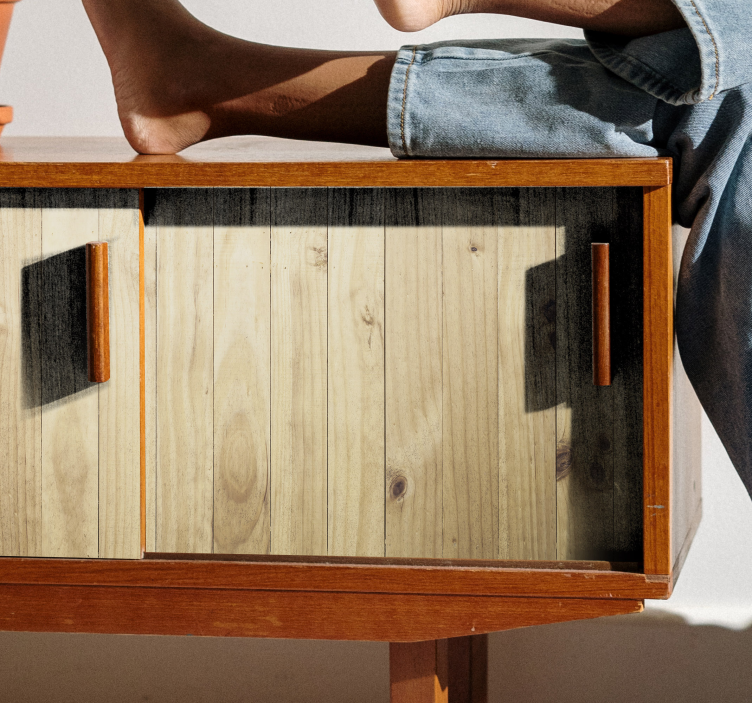 Okleina meblowa jasny drewniany wzór - TenStickers