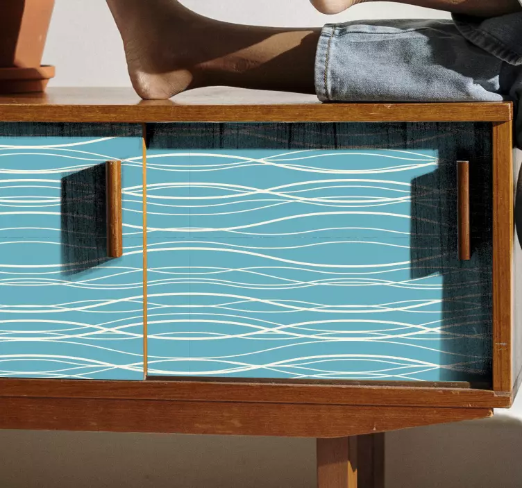 Naklejka na meble Naturalna woda morska - TenStickers