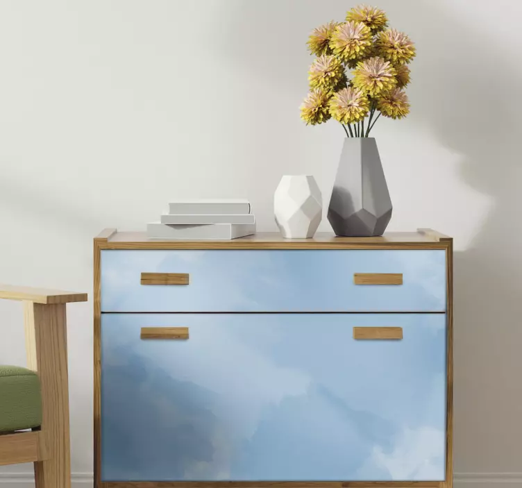 Naklejka na meble błękitne niebo - TenStickers