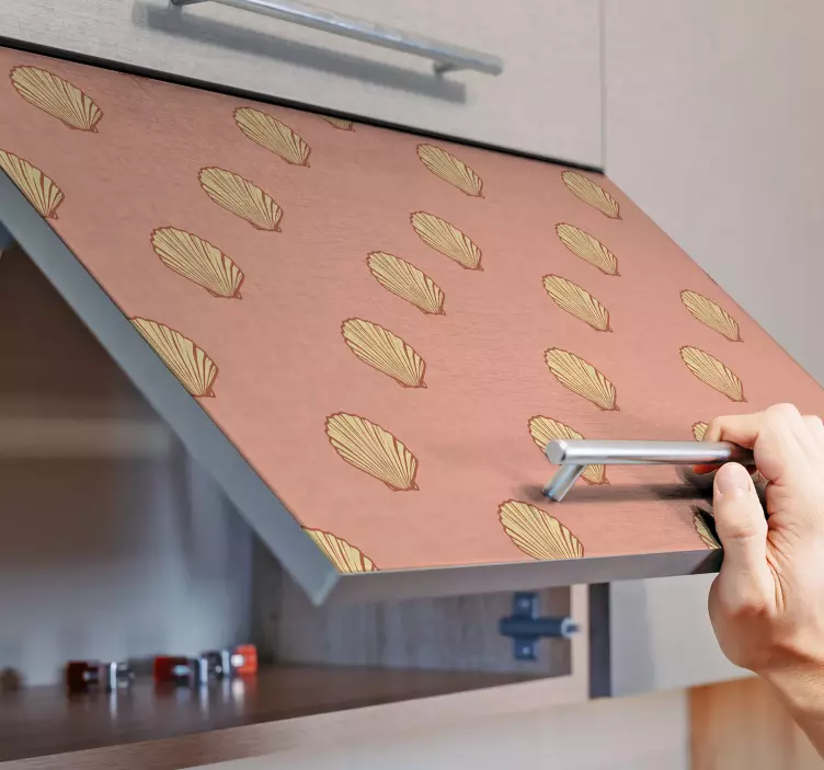 Naklejka na meble Symetryczna muszla - TenStickers