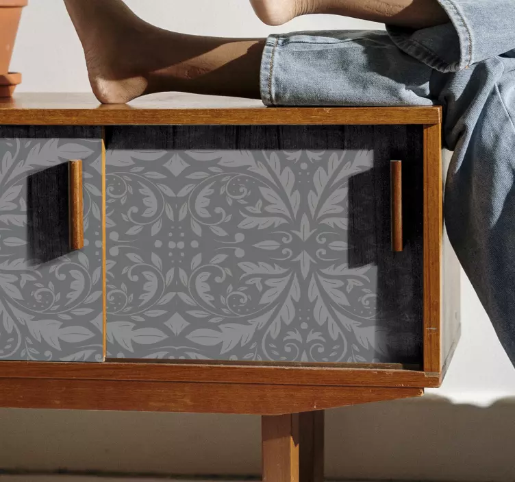 Naklejka na meble Szare formy - TenStickers