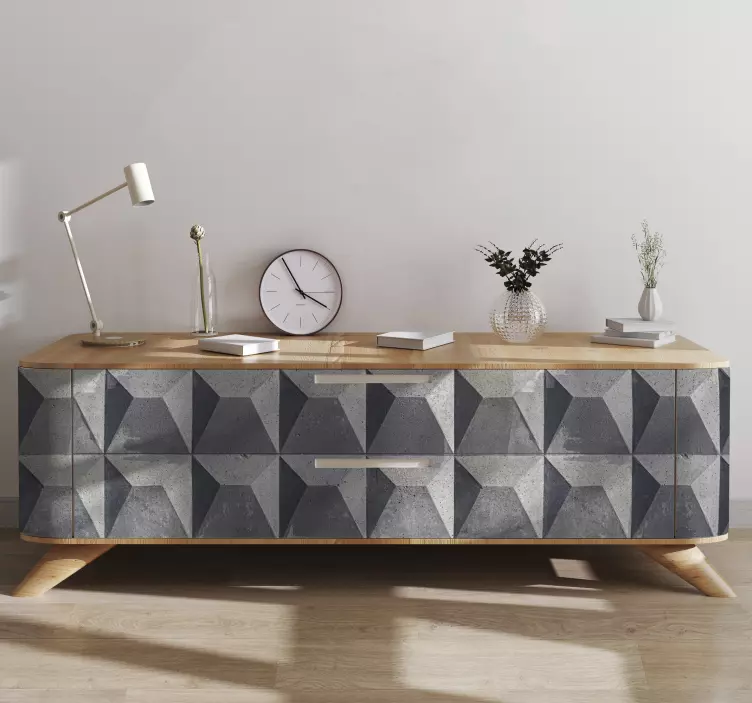 Naklejka na meble Tekstura „beton brut” - TenStickers