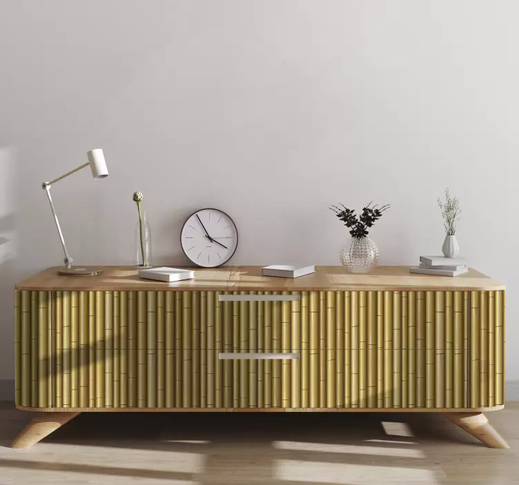 Naklejka na meble Tekstura rattanu - TenStickers