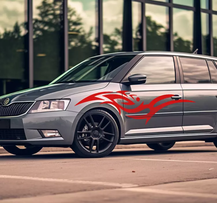 Naklejka na samochód plemienny - TenStickers