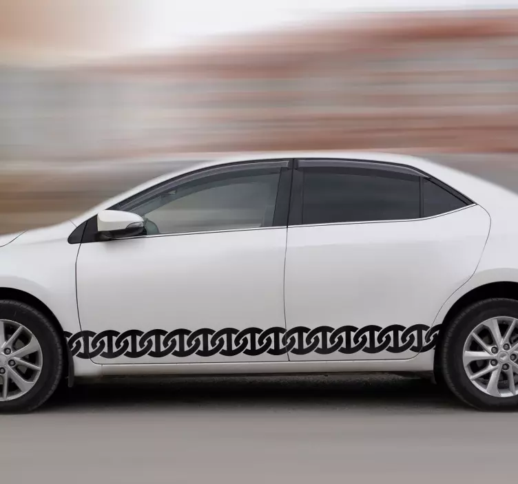 Naklejka na samochód więzy - TenStickers