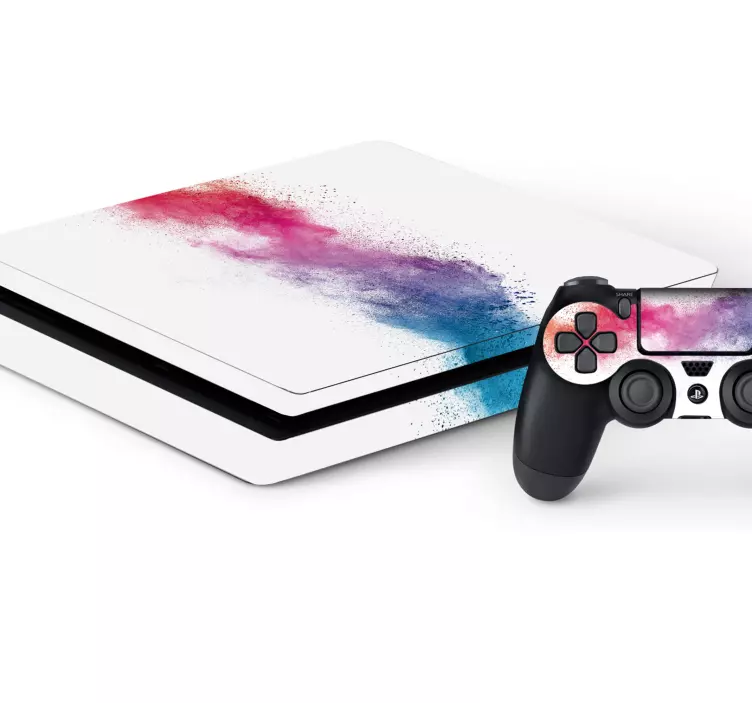Ps4 farba splash skóry - TenStickers