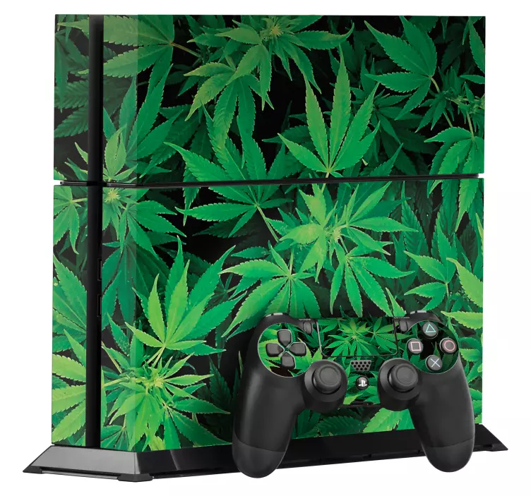 Ps4 marihuana skóry - TenStickers