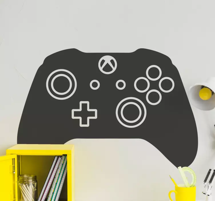 Naklejka na ścianę kontrolera xbox - TenStickers