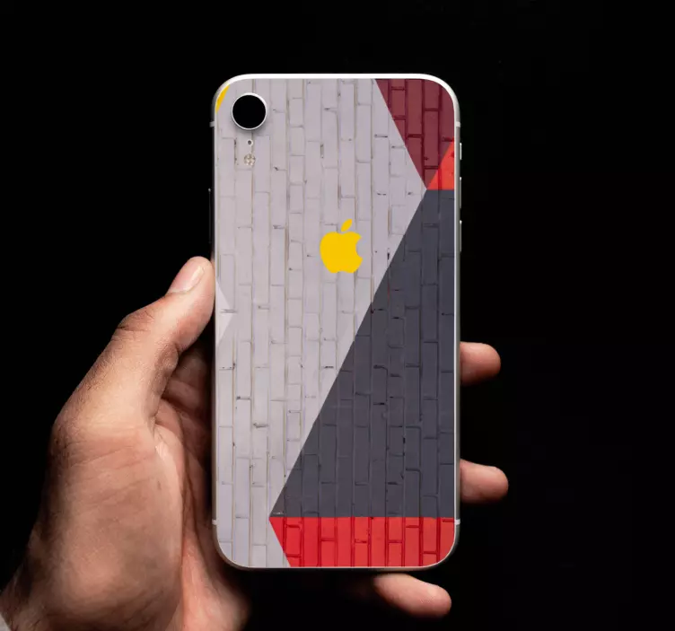 Naklejka na telefon Kolorowe abstrakcyjne projekty artystyczne - TenStickers