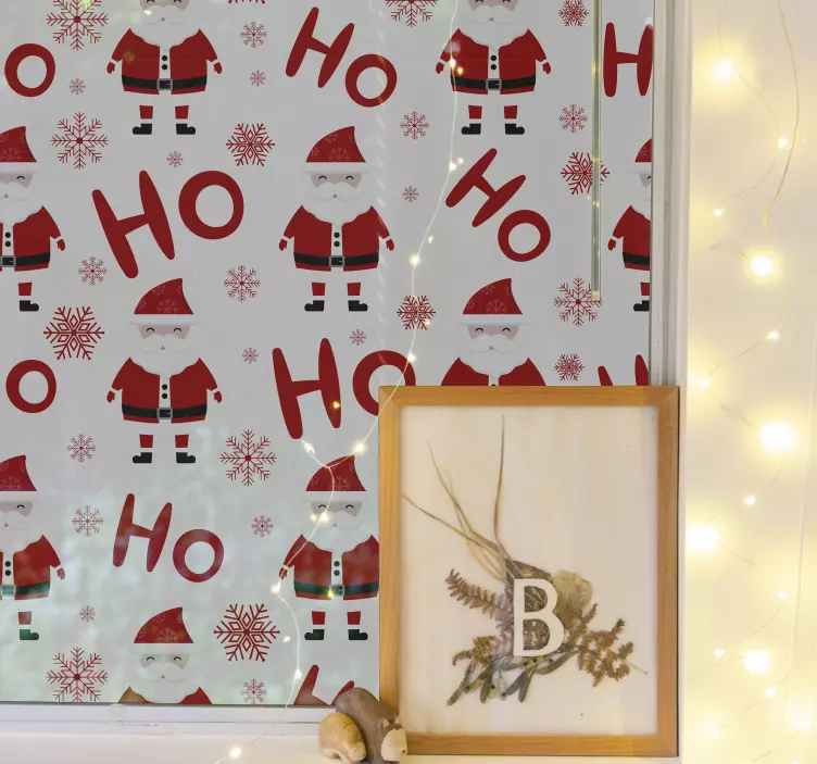 Tapeta Święty Mikołaj Ho-ho - TenStickers