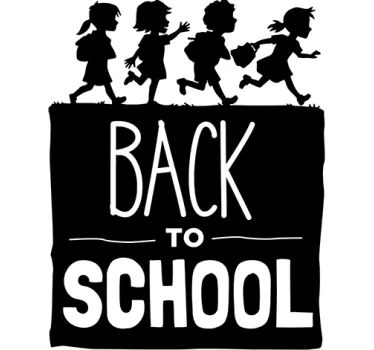 Back to School witryna sklepowa - TenStickers