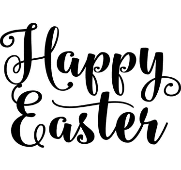 Naklejka z napisem Happy Easter - TenStickers