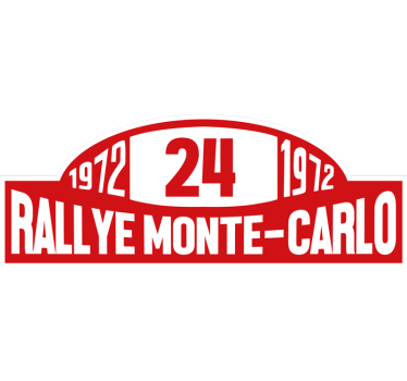 Naklejka na samochód numer rajdu monte-carlo - TenStickers