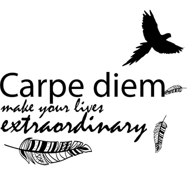 Naklejka Carpe Diem make your lives - TenStickers
