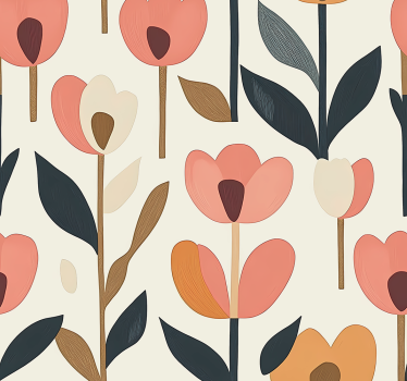Naklejka na meble tulipany - TenStickers