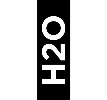 Folia na kabinę prysznicową - H2O - TenStickers