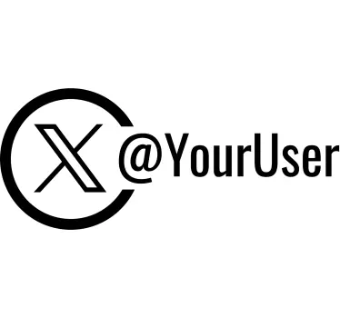 Naklejka dla firm - Twitter - TenStickers
