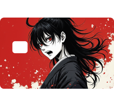 Naklejka na kartę postać z anime - TenStickers