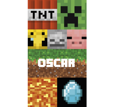 Okleina na meble geometryczny wzór do gier - TenStickers