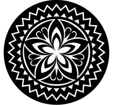 Naklejka na laptopa - Mandala - TenStickers