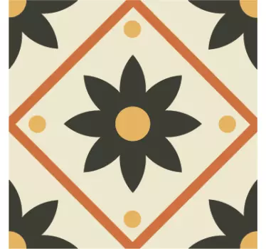 Zestaw naklejek wzór flamenco - TenStickers