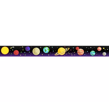 Naklejka na ścianę kosmos planety - TenStickers