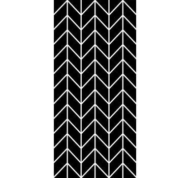 Naklejka na kabinę prysznicową z geometrycznym wzorem - TenStickers