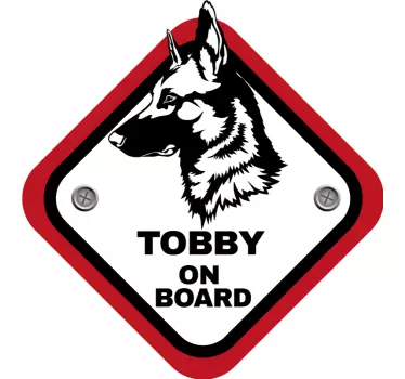 Naklejka zwierzak na pokładzie - TenStickers