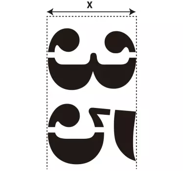 Naklejka numer domu kontenera - TenStickers