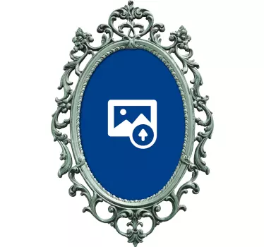 Naklejka ścienna personalizowane lustro w stylu vintage - TenStickers