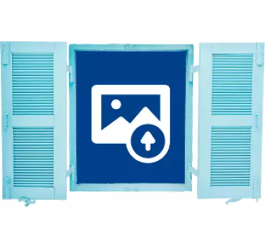 Naklejka ścienna efekty wizualne - Okno 3D z widokiem - TenStickers