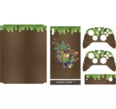 Naklejka na Xbox Minecraft - TenStickers