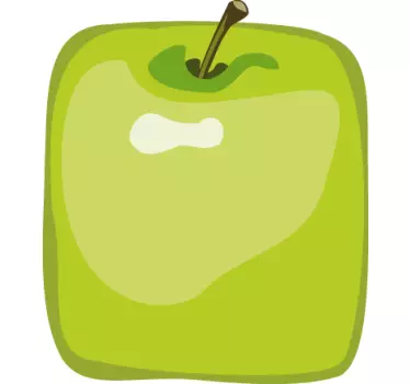 Naklejka oferta zielone jabłko - TenStickers