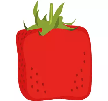 Naklejka oferta truskawka - TenStickers