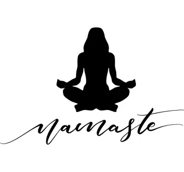 Naklejka ścienna namaste do sypialni - TenStickers