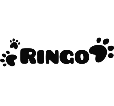 Naklejka na ścianę do kuchni pies - TenStickers