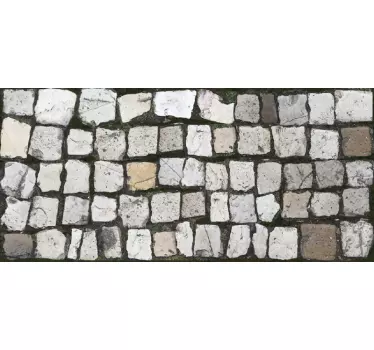 Naklejka na ścianę brukowana - TenStickers