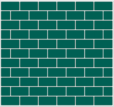 Naklejka do łazienki w kolorze szmaragdowym - TenStickers