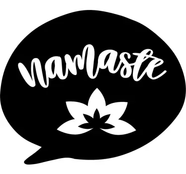 Naklejka na samochód "Namaste" - TenStickers